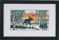 Silhuet Elg R5320    24x15cm