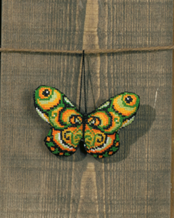 Butterfly green orange w/053/99