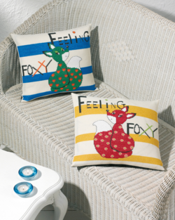 Feeling Foxy zielony 40x35cm