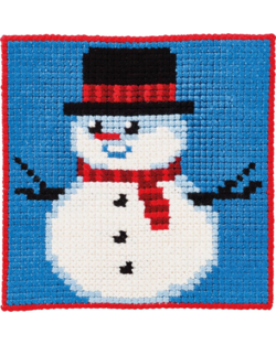 Børnestramaj Snemand 25x25cm