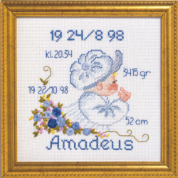 Baptism Amadeus R 5420/82 19x19cm