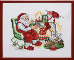 Santa &amp; Rudolph R5798 25x20
