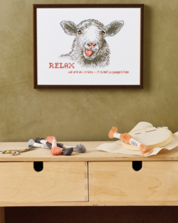 Relax, we are all crazy 24x18cm