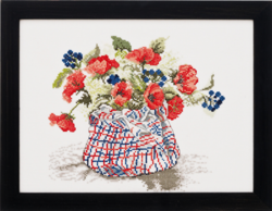 Valmuer i ternet pose 34x25cm