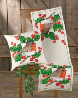 Rødhals              40x40cm