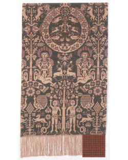 Beidewand rød        82x146cm