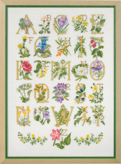Blomster ABC         45x62cm