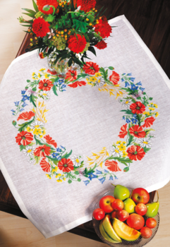 Valmuer              82x82cm