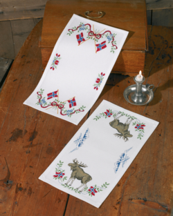 Hilsen fra Norge Flagg 25x48