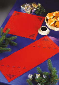 Chodnik, czerwony utwardzacz 28x67cm