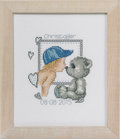 Teddy bear Christoffer 19x23cm