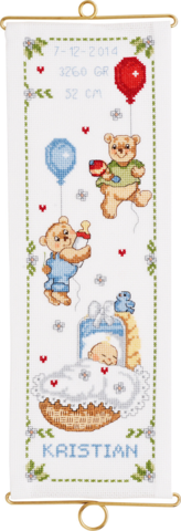 Kristent dop M/5188/14 14x40cm