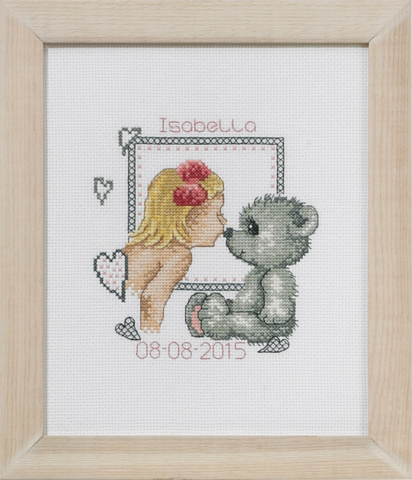 Teddy bear kiss Isabella 19x23cm