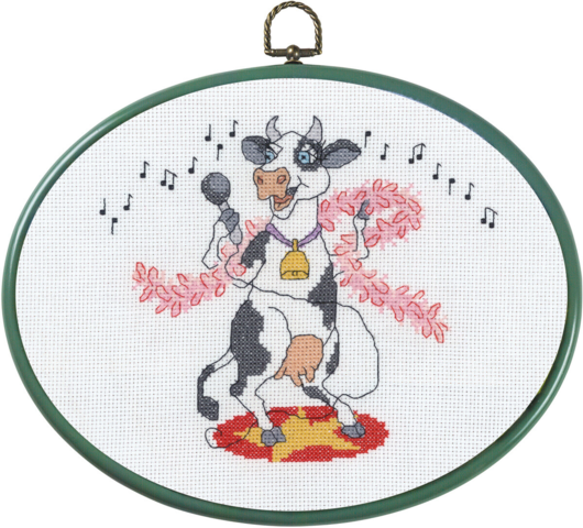 Sjungande ko m5958/14 20x26cm