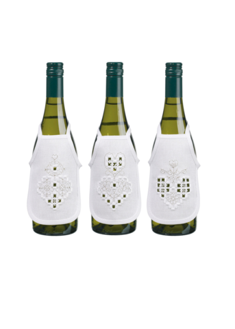 Hardanger hart zilver 10x15cm