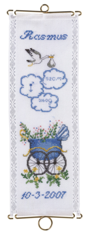 Dåb Rasmus 12x35cm   m/5188/12