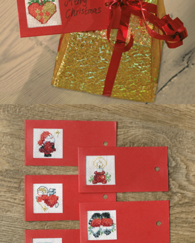 Christmas gift tags 4x8 w/5874/30x5