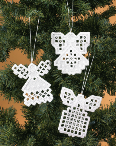 Ángeles Hardanger 3uds x 10x9cm