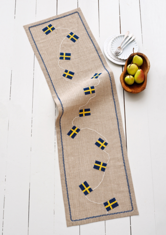 Svensk flag          33x116cm