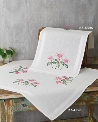 Roze Hortensia 40x80cm