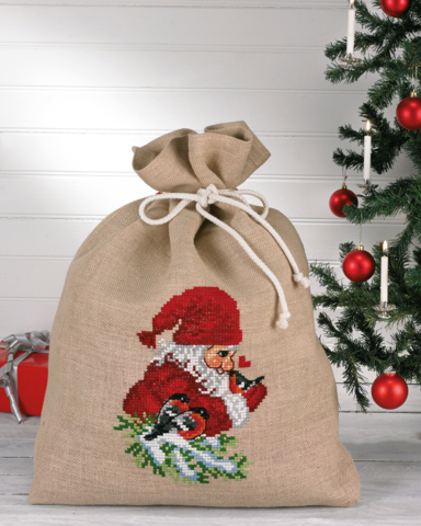 Nukkepaperi ja tonttu 85x68cm