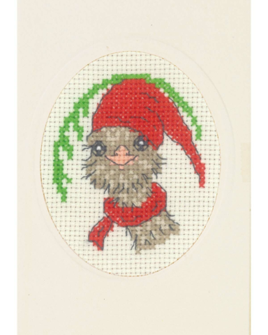 Strutsi kortilla 9x13cm