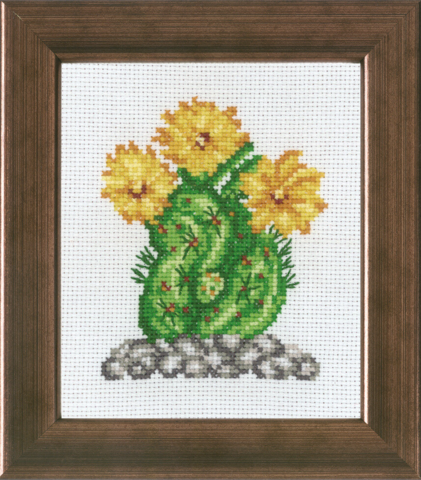 Kaktus m/gul  R5380  10x12cm