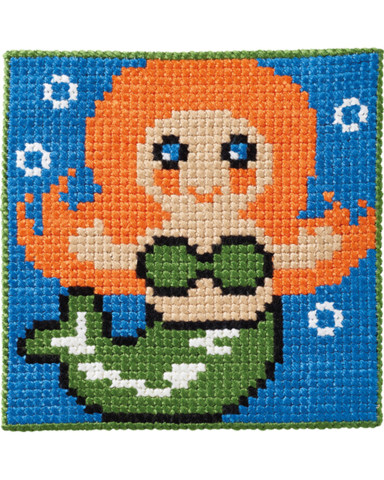 Kinderrahmen Meerjungfrau 25x25cm