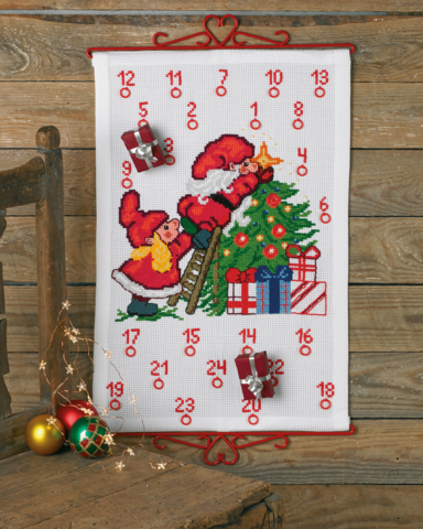 Decorazione elfi in legno 5125/38 38x56