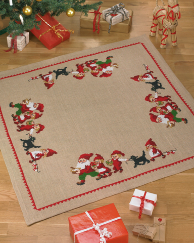 Goblins/svart hund 120x120cm