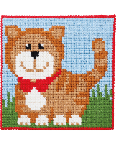 Børnestramaj Kat 25x25cm