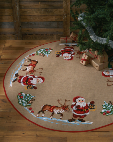 Papá Noel y reno 170Ø