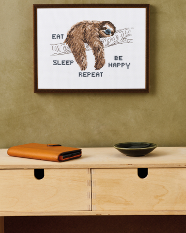 Mangia, dormi, sii felice - Ripeti 24x18 cm