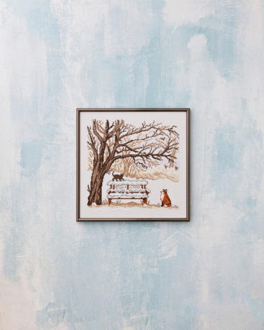 Vinterræv           30x30cm