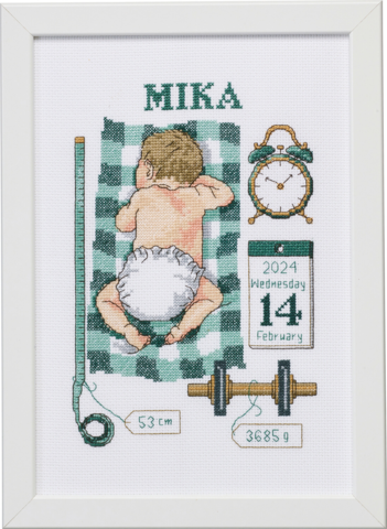 Dåbsminde Mika       21x30cm