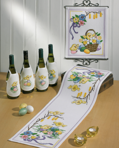 Easter chickens 28x95cm