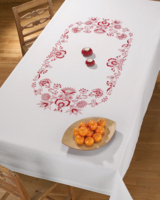 Almue i rødt         150x220cm