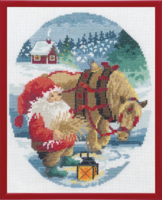 Nisse & hest R5798   20x25cm